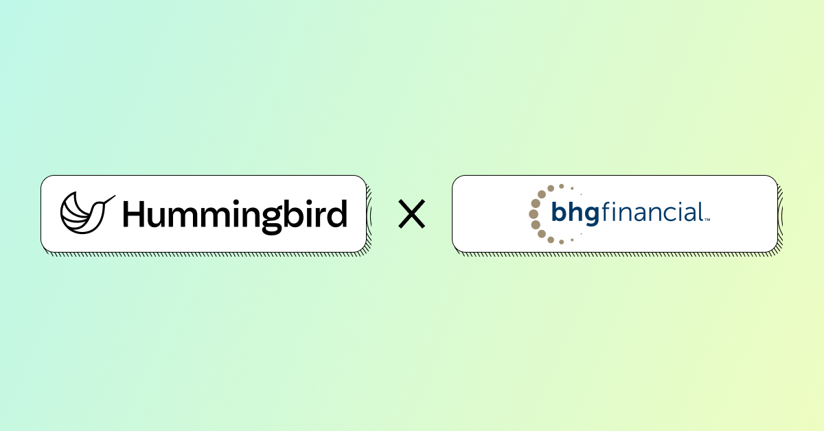 How BHG Financial Files SARs 5x Faster with Hummingbird